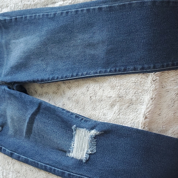 KanCan Dark Wash Higher Rise Skinny Blue Jeans Size 27 Waist 26 In Inseam 29 In - Picture 5 of 5